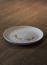 Koi Plate, Golden Luster